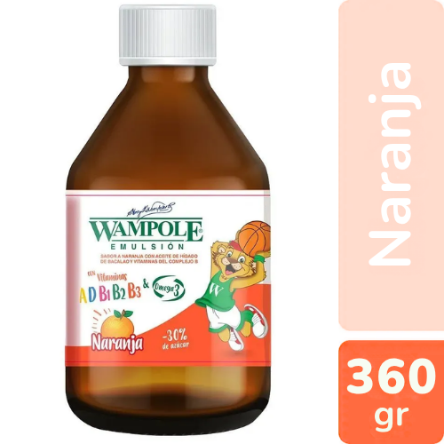 WAMPOLE EMULSION SABOR NARANJA 360ML